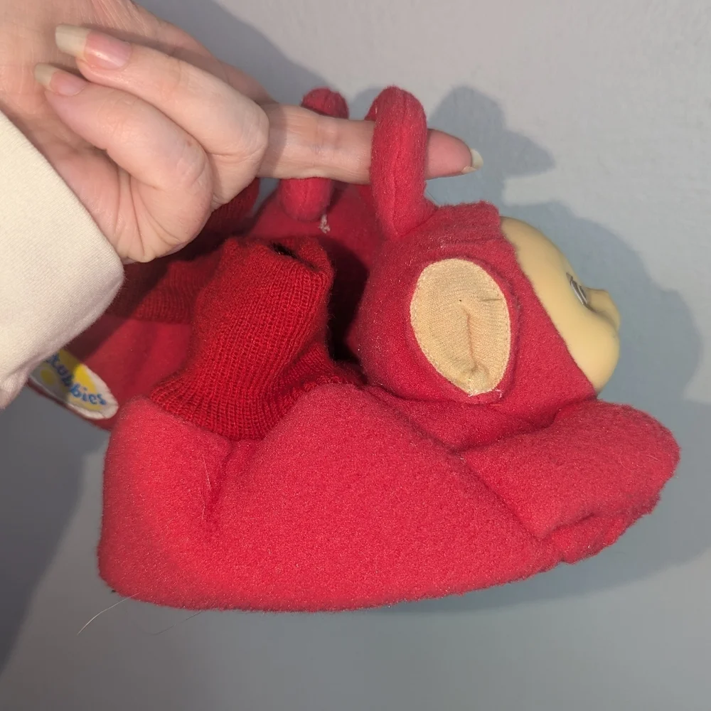 10 Vintage Teletubbies Red Po 1998 Slippers House Shoes